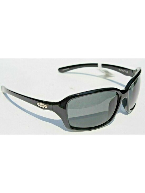 SUNCLOUD Fortune POLARIZED Womens Sunglasses Black/Gray NEW Smith